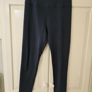 Girlfriend collective float leggings, navy.